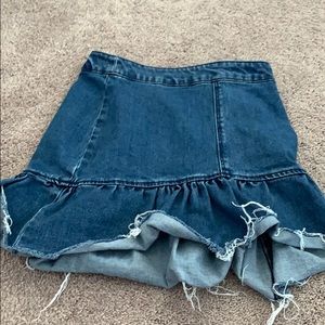 denim skirt